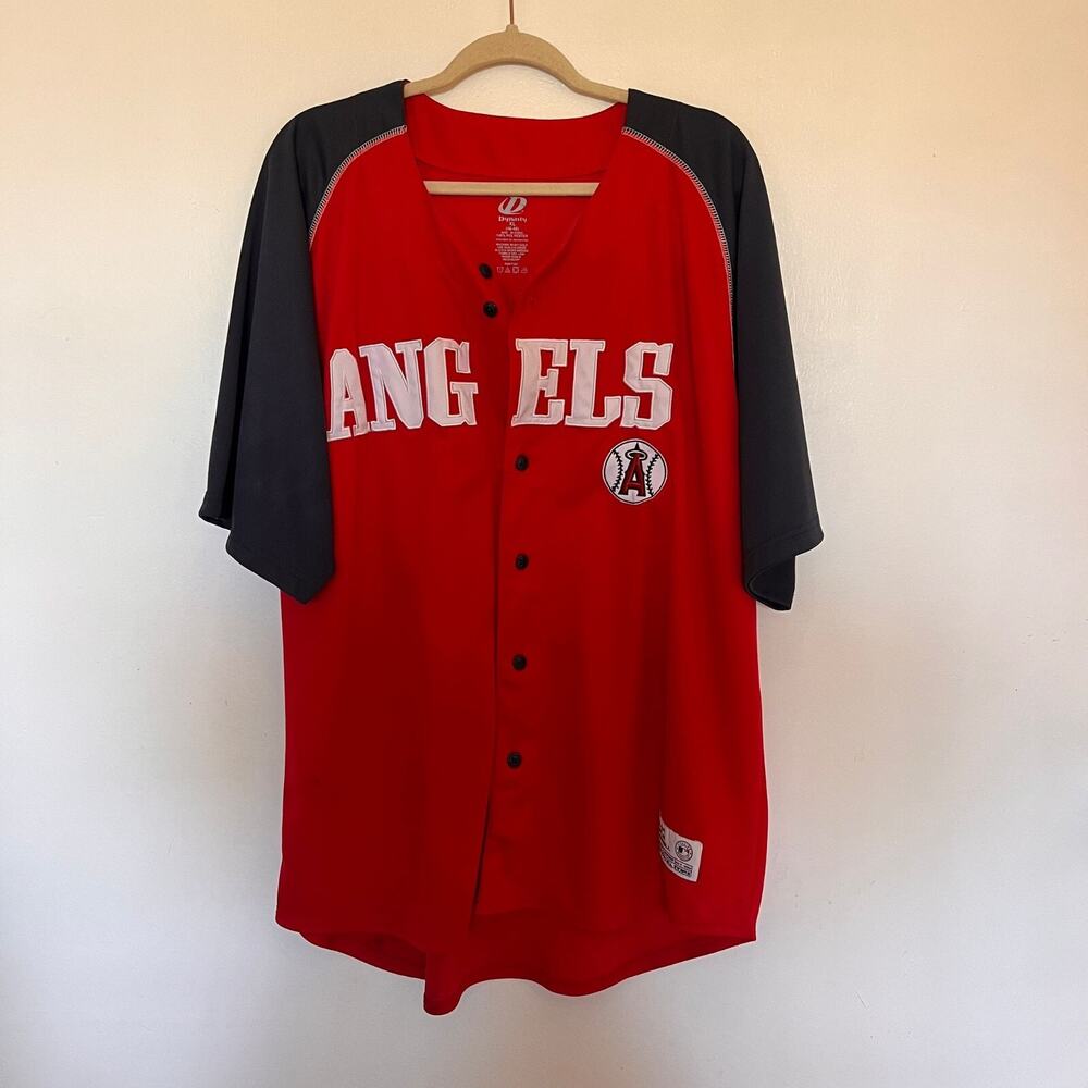 Los Angeles Angels Dynasty Series Jersey – Red – Men’s Size XL